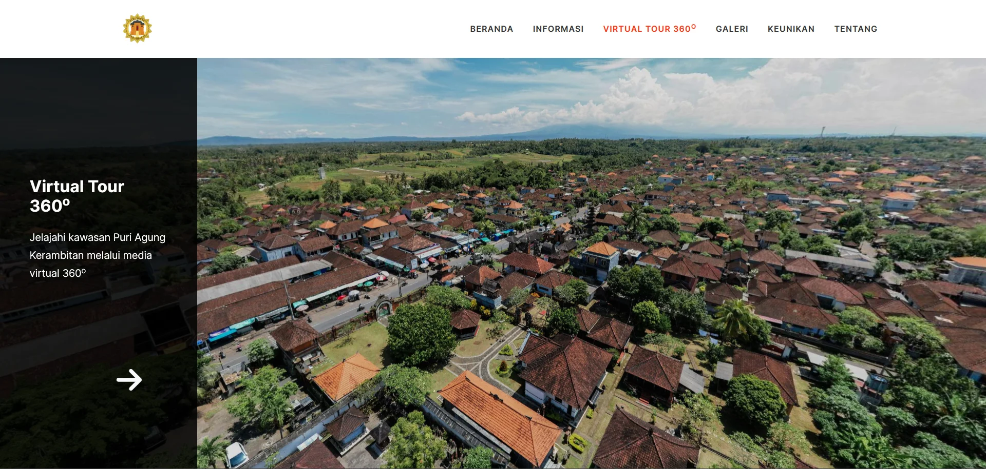 Image of Virtual Tour Website