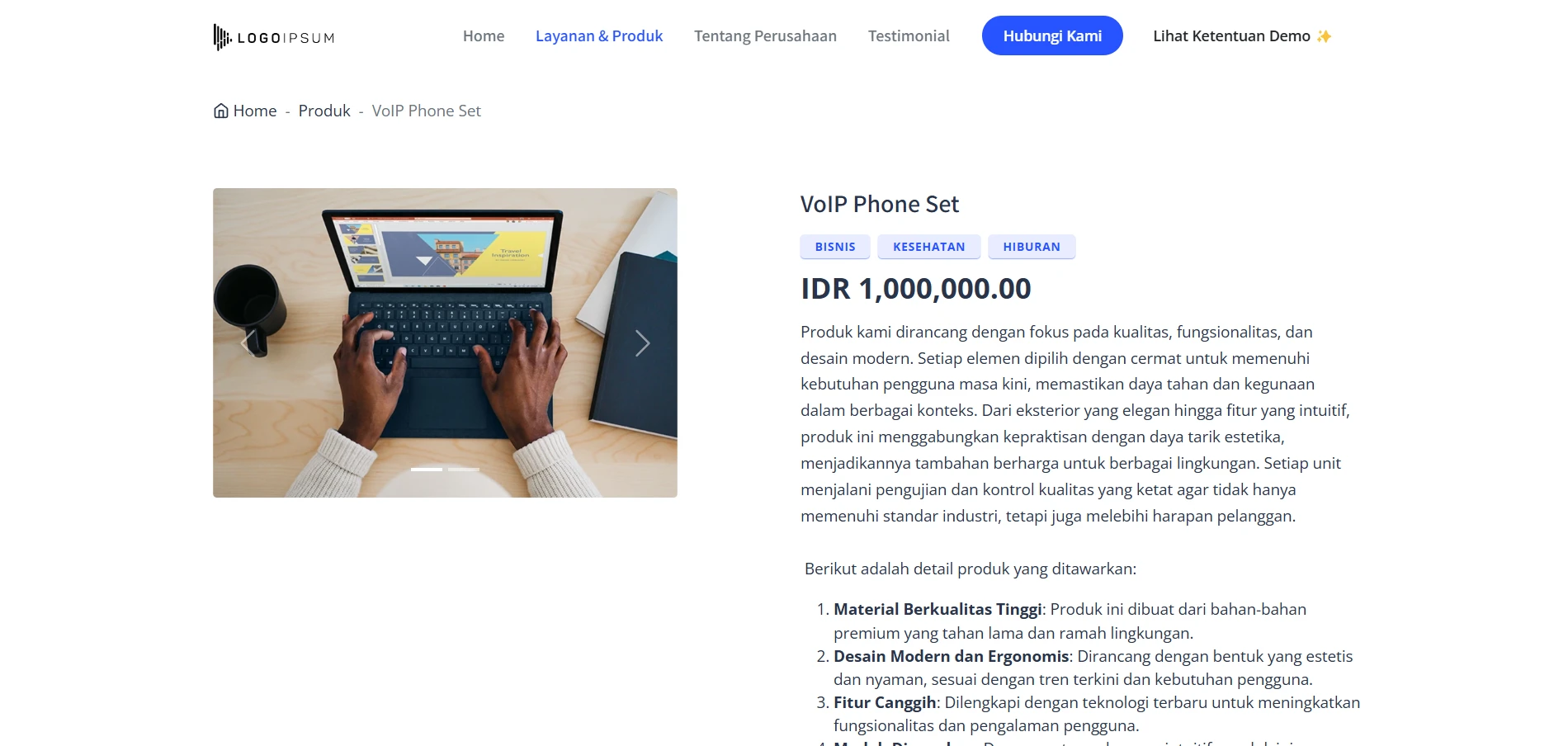 Image of Demo Company Profile