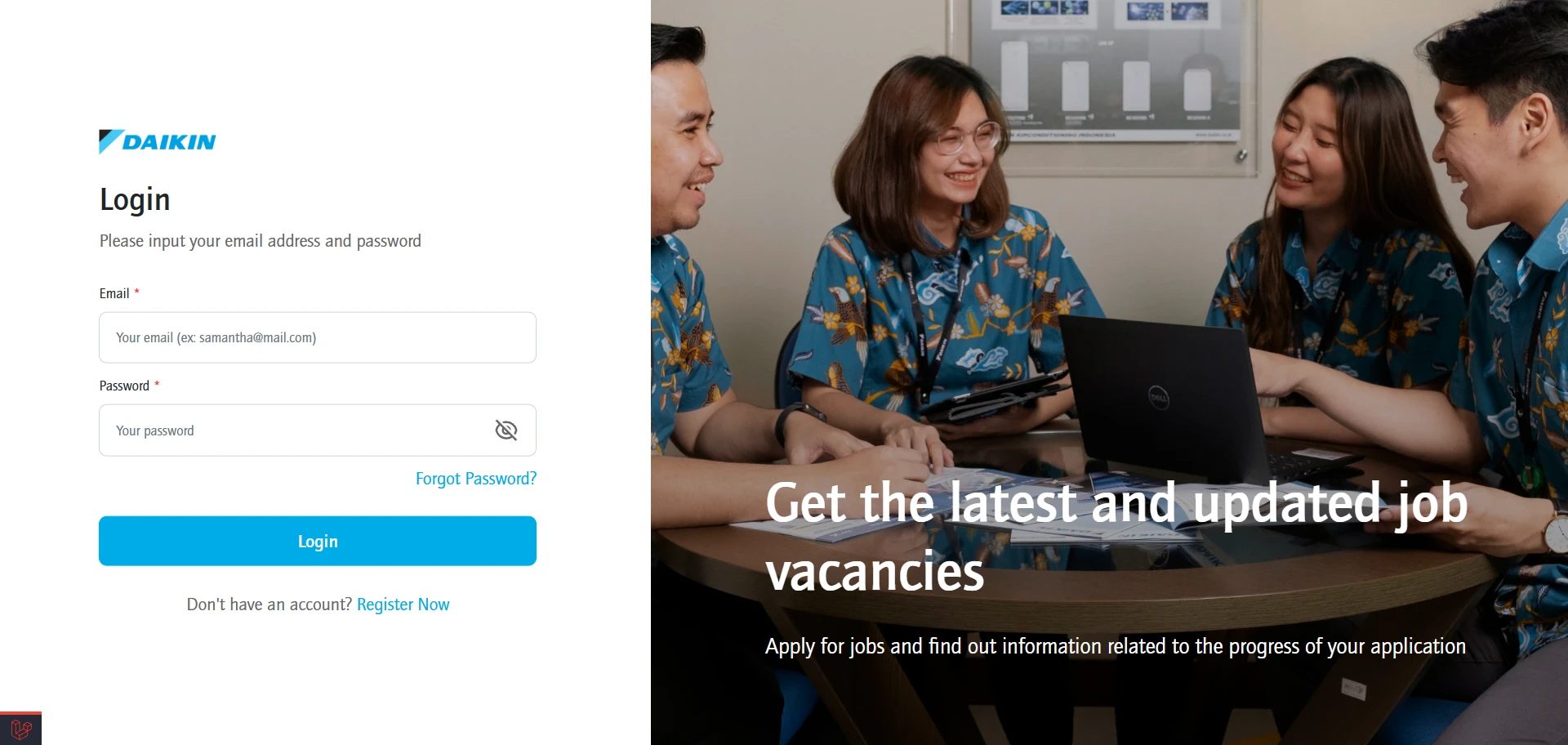 Image of Daikin E-Recruitment (Job Portal)